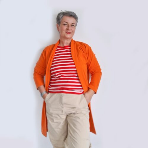 Schnittmuster Twinset bestehend aus Strickjacke und Top selber nähen